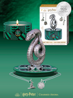 Harry Potter™ Slytherin Candle + Jewelry Tray - 925 Sterling Silver Slytherin Necklace Collection