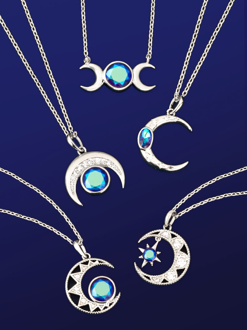 Mystic Moon Bath Bomb - Limited Moon Necklace