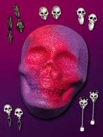 Skull Bath bomb - Limited Skull Earring Collection