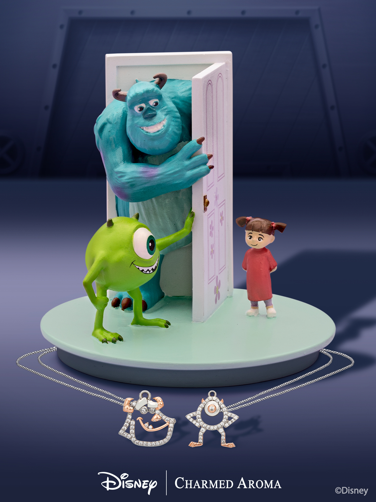 charmed monsters Disney® Monsters Inc. Candle and Jewelry Tray