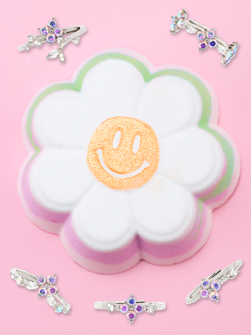 Daisy Bath Bomb - Floral Ring Collection