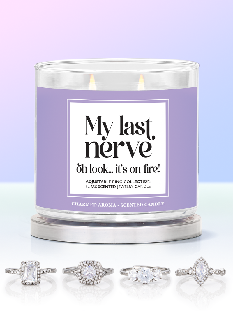 My Last Nerve Candle - Adjustable Ring Collection