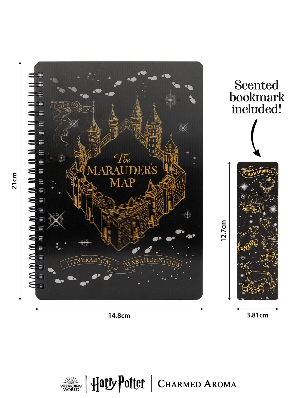 Harry Potter™ Marauder's Map Lenticular Scented Journal
