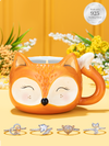 Fox Mug Candle - 925 Sterling Silver Fox Ring Collection
