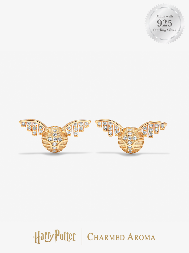Harry Potter™ Golden Snitch Stud Earrings