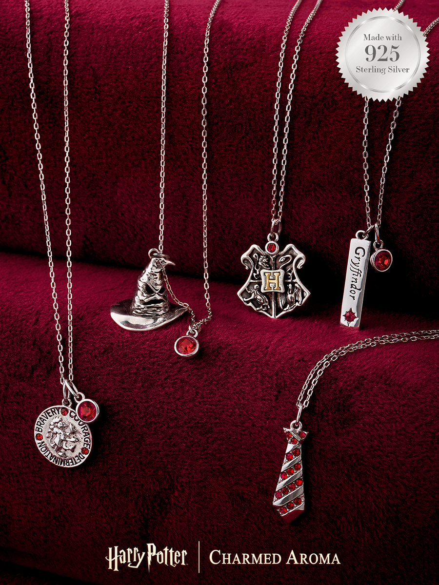 Harry Potter™ Gryffindor Pride Candle - 925 Sterling Silver Gryffindor Necklace Collection