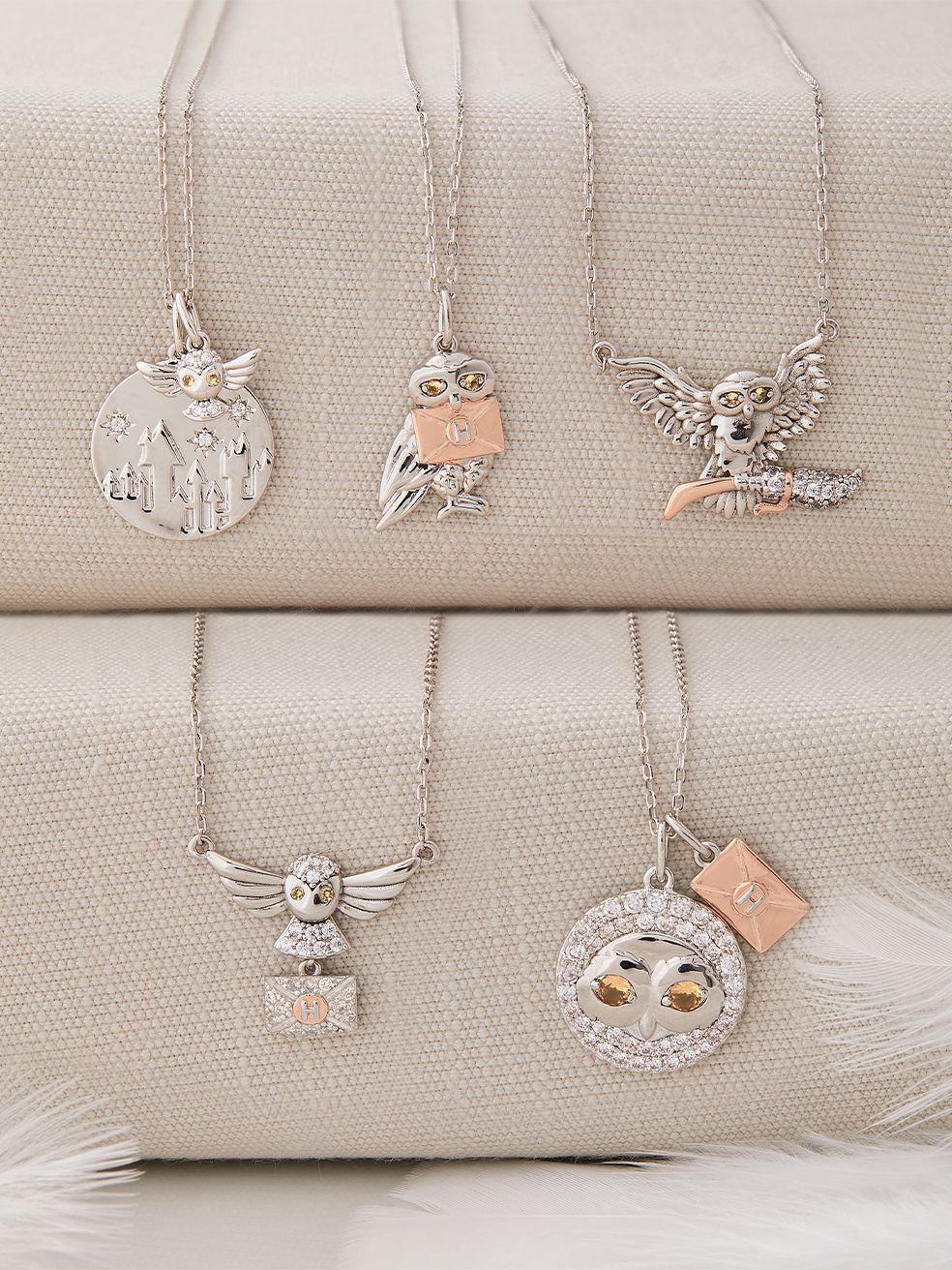 Harry Potter™ Hedwig Owl Candle - Hedwig Owl Necklace Collection