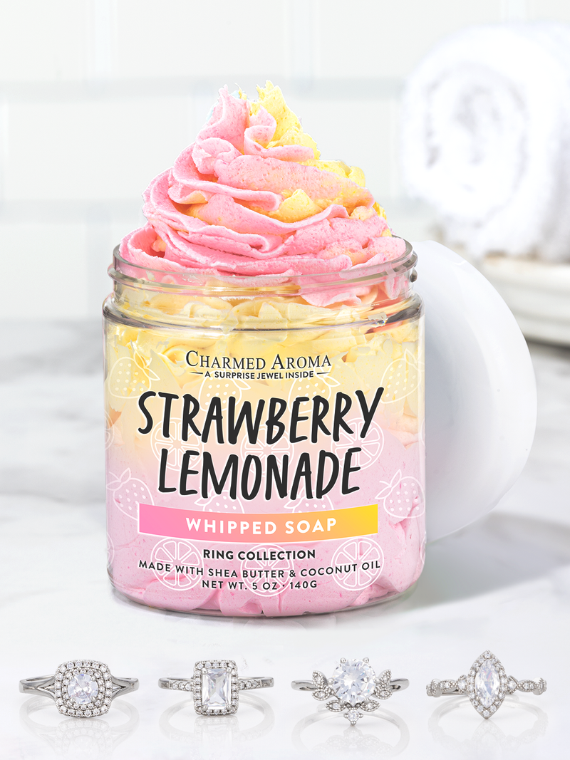 Strawberry Lemonade Whipped Soap - Ring Collection