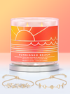 Sunkissed Beach Candle - Dainty Gold Anklet Collection