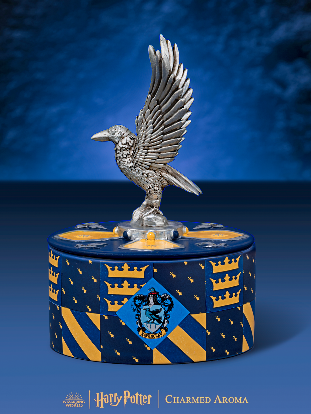 Harry Potter™ Ravenclaw Candle + Jewelry Tray - 925 Sterling Silver Ravenclaw Necklace Collection