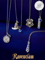 Harry Potter™ Ravenclaw Candle + Jewelry Tray - 925 Sterling Silver Ravenclaw Necklace Collection