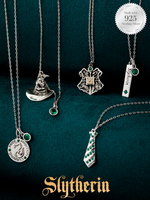 Harry Potter™ Slytherin Candle + Jewelry Tray - 925 Sterling Silver Slytherin Necklace Collection