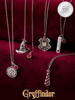 Harry Potter™ Gryffindor Candle + Jewelry Tray - 925 Sterling Silver Gryffindor Necklace Collection